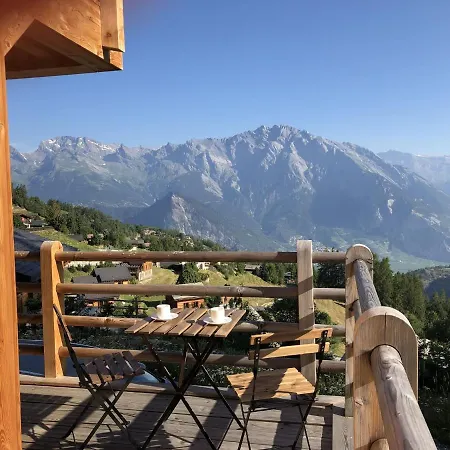 With Unobstructed View Inthe Holiday home La Tzoumaz
